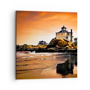 Quadro em tela - Elegância da Costa Oeste - 70x70 cm