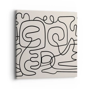 Quadro em tela - Na trilha - 40x40 cm