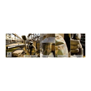 Amostra de papel de parede Premium Canvas - Você também pode ser um herói - Paintball, Esporte, Militares - 100x30 cm