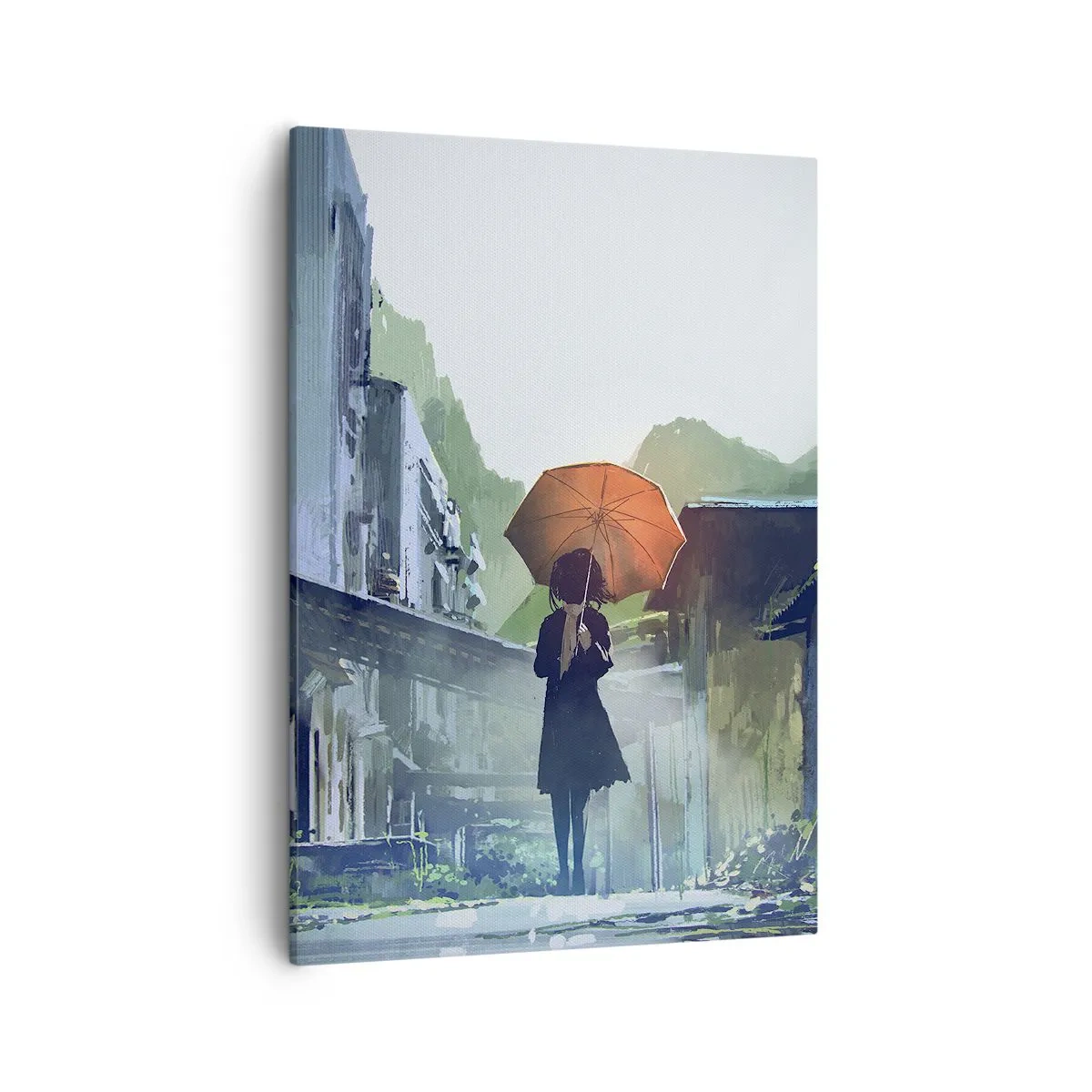 Quadro em tela - Chuva revigorante - 50x70 cm