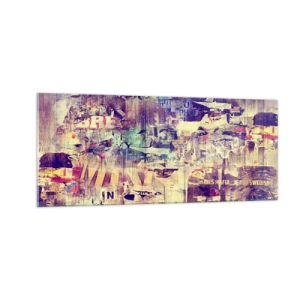 Quadro em vidro - E isso é tudo o que resta - 100x40 cm