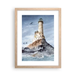 Pôster com moldura de carvalho claro - Invencível - 30x40 cm