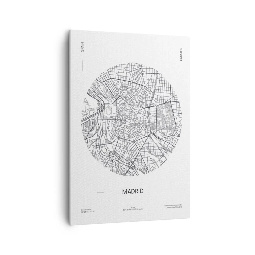 Quadro em tela - Anatomia de Madri - 70x100 cm