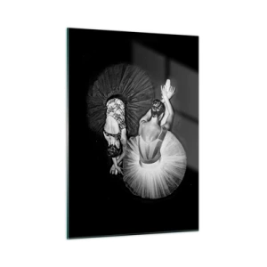 Quadro em vidro - Jin e yang – o equilíbrio perfeito - 50x70 cm