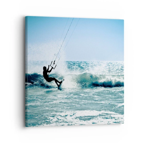 Quadro em tela - Deixe-se levar - 30x30 cm