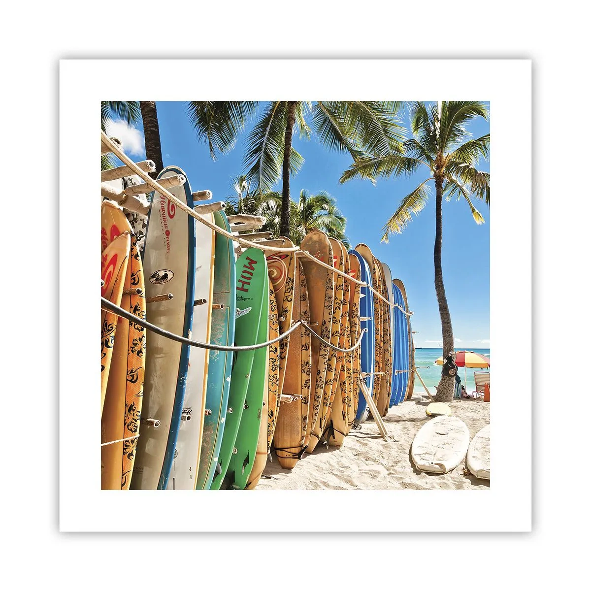 Pôster - Diversão ensolarada - 40x40 cm