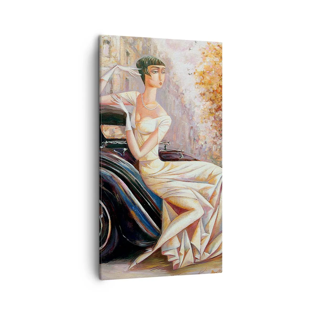 Quadro em tela - Elegância retro - 45x80 cm