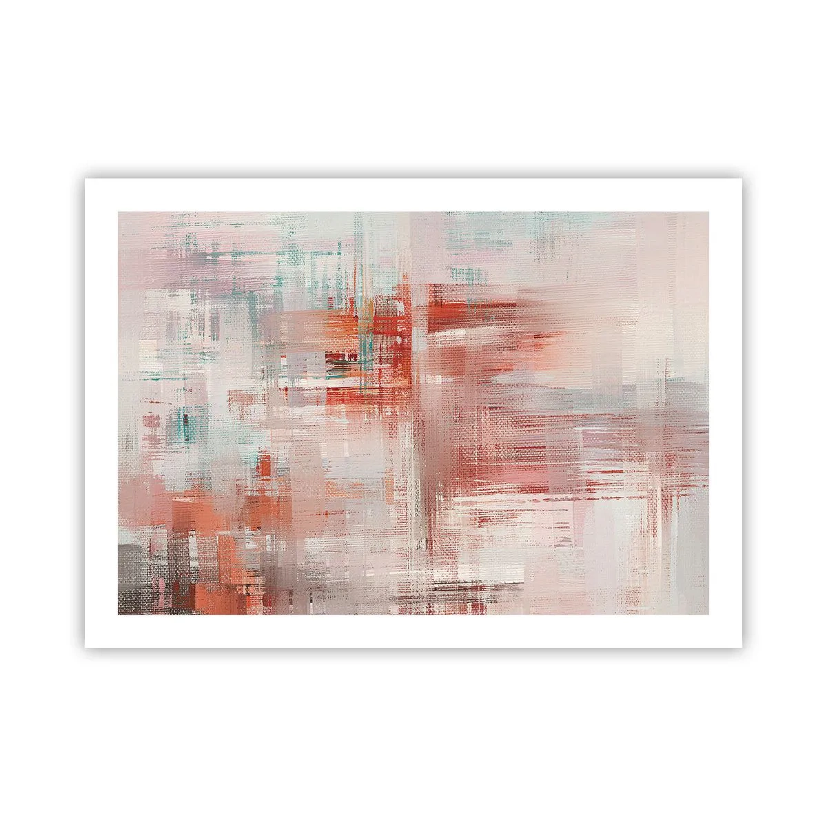 Pôster - Nebuloso. Mas rosa - 70x50 cm