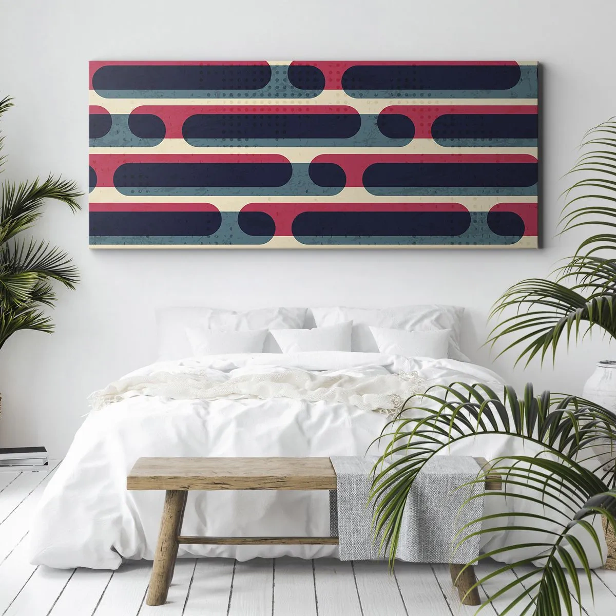 Quadro em tela - Avançado e profundo - 100x40 cm