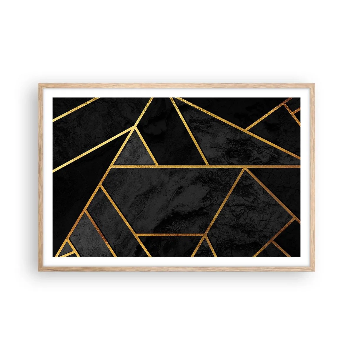 Pôster com moldura de carvalho claro - Escuridão e esplendor - 91x61 cm