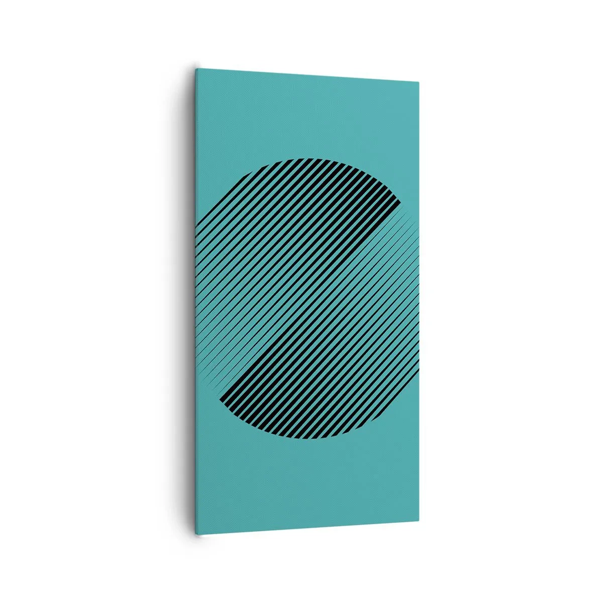 Quadro em tela - Círculo – uma variação geométrica - 65x120 cm