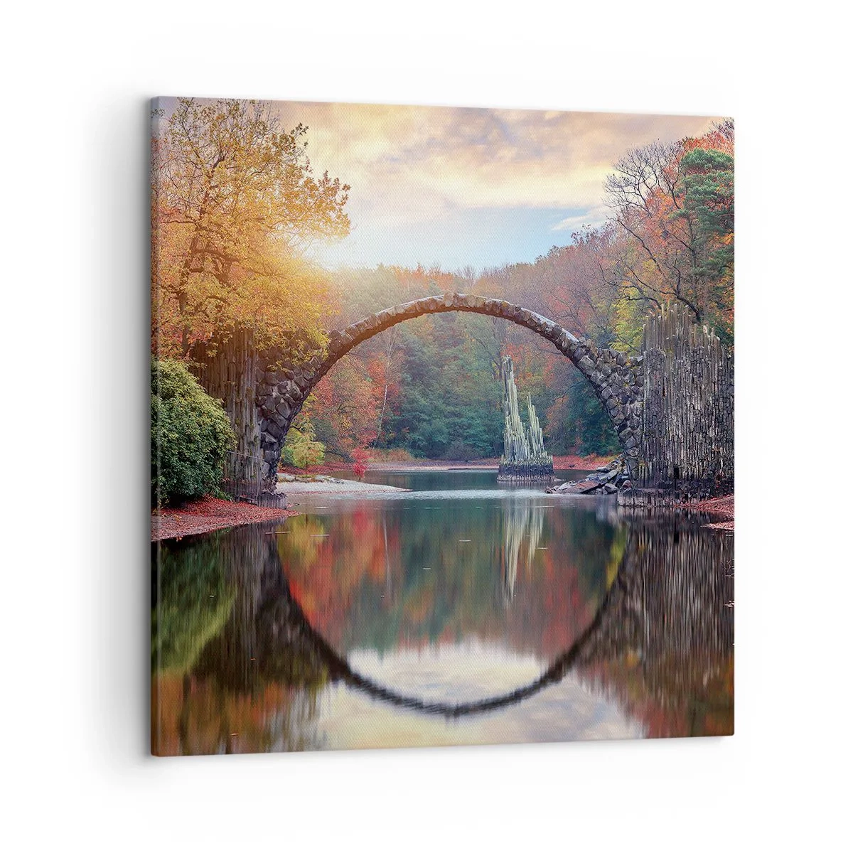 Quadro em tela - Do outro lado do espelho - 50x50 cm