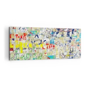 Quadro em tela - Simplesmente agradável aos olhos - 100x40 cm