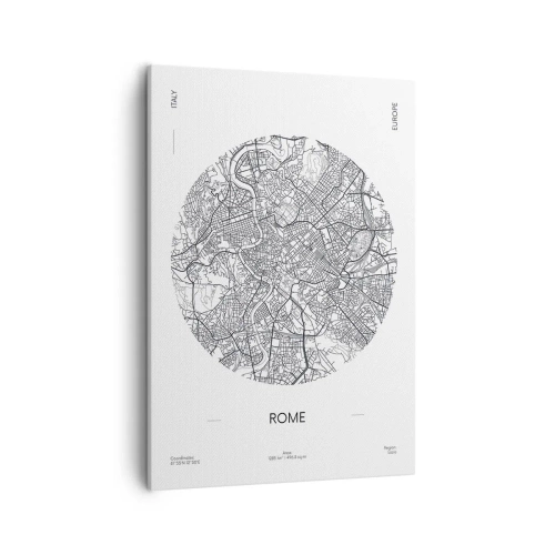 Quadro em tela - Anatomia de Roma - 50x70 cm