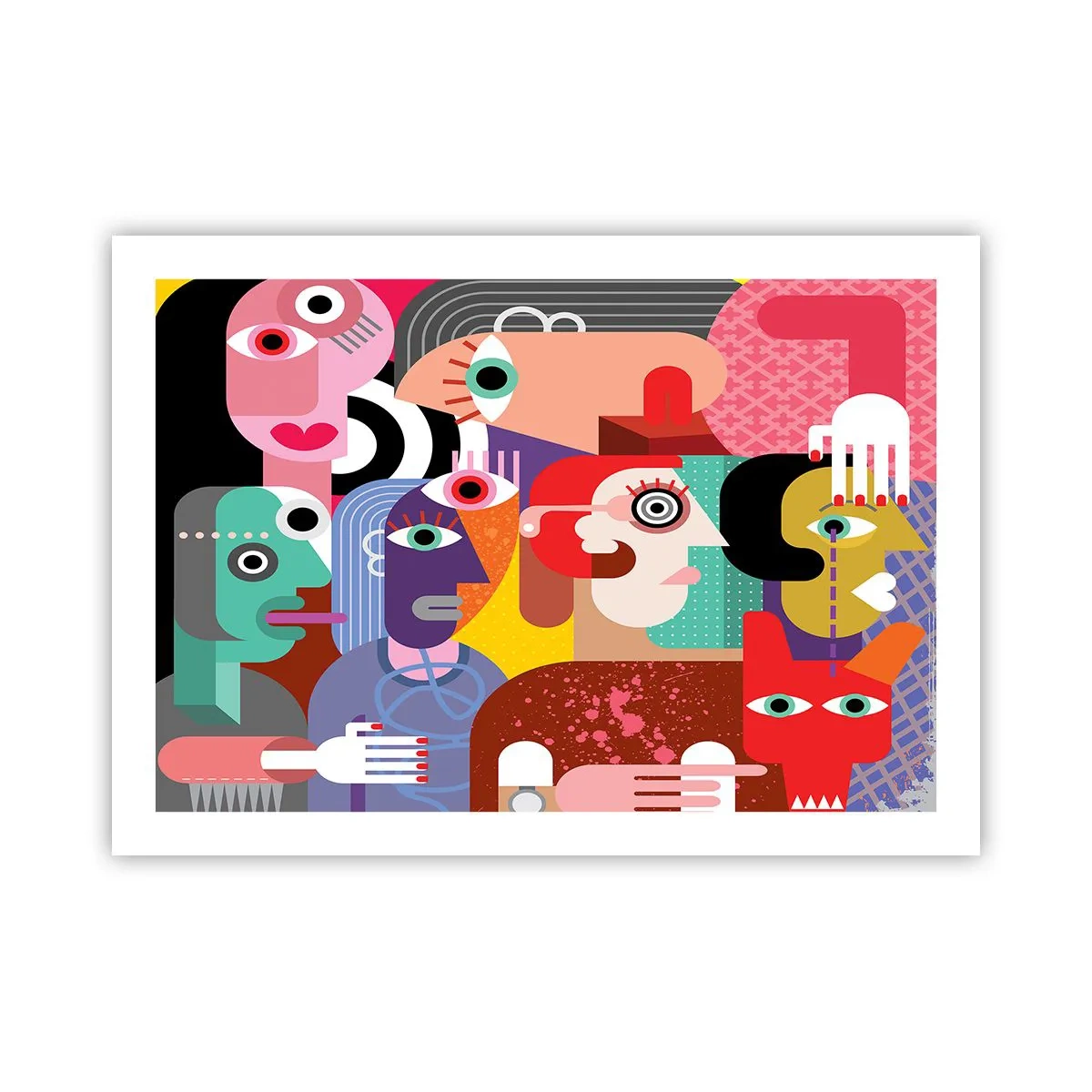 Pôster - Viemos da parte do Sr. Picasso - 70x50 cm