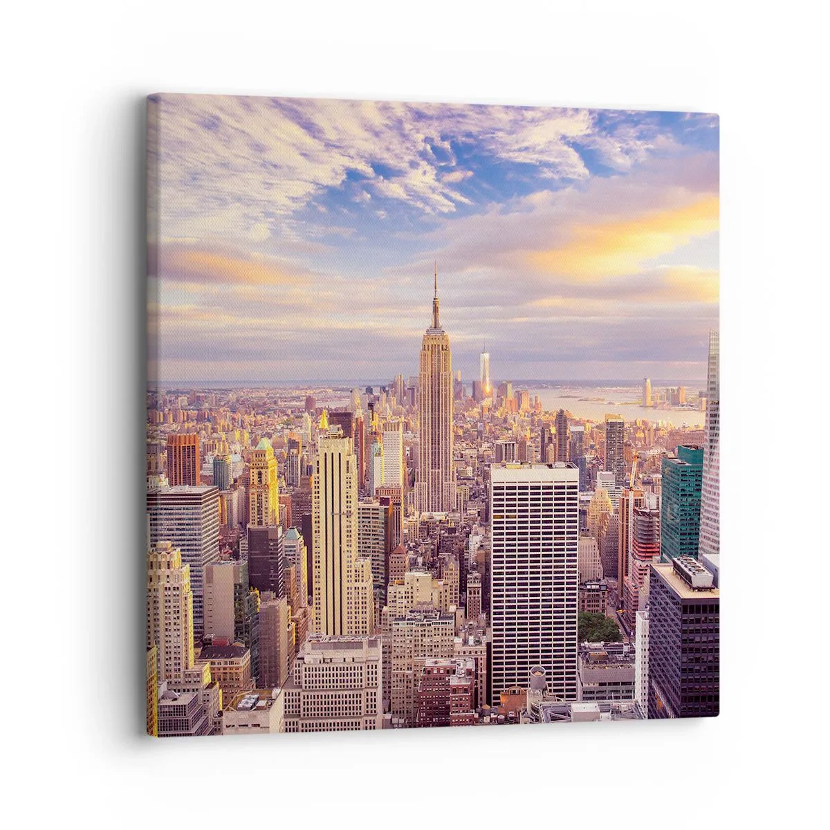 Quadro em tela - Alcançar as nuvens - 30x30 cm