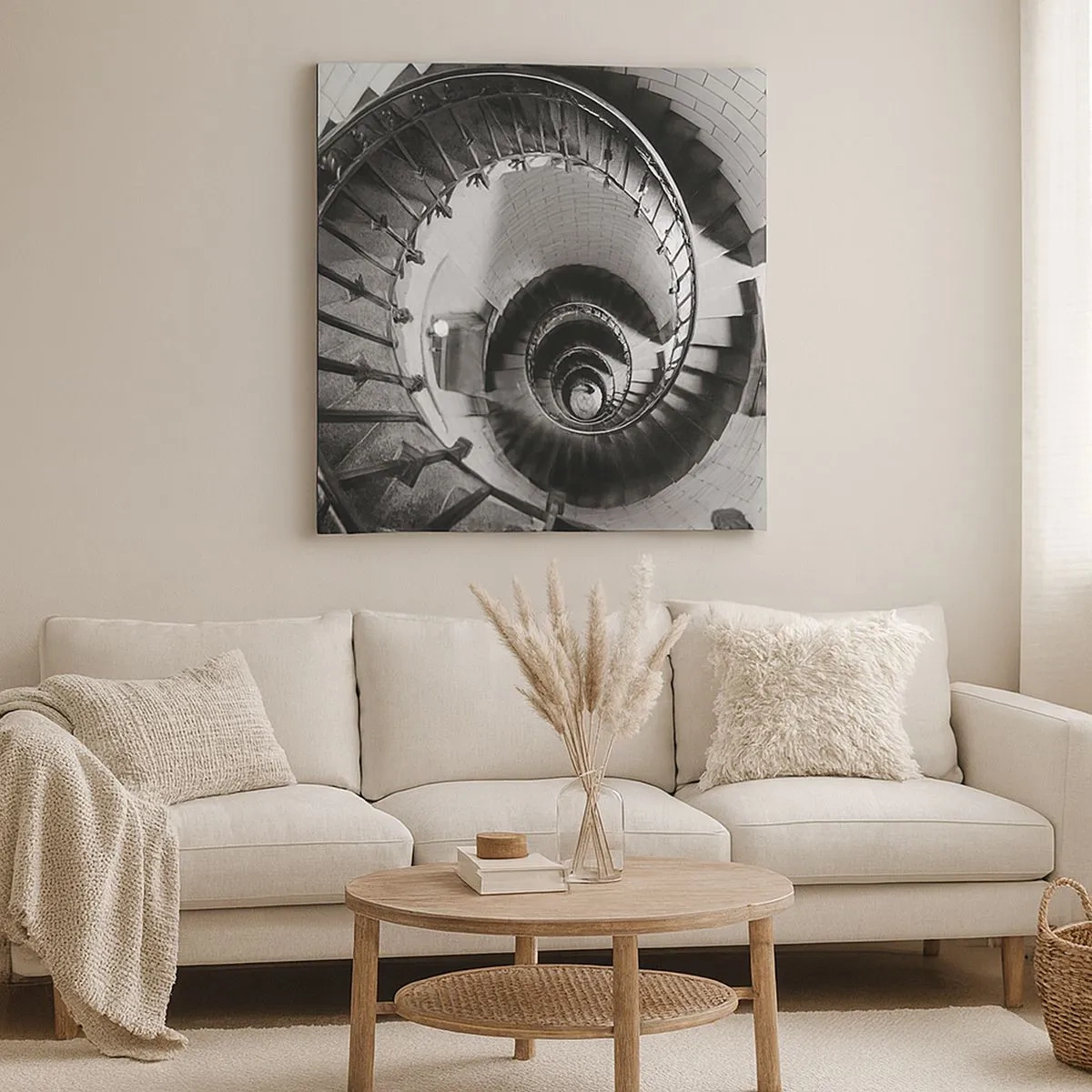 Quadro em tela - Cada vez mais alto - 30x30 cm