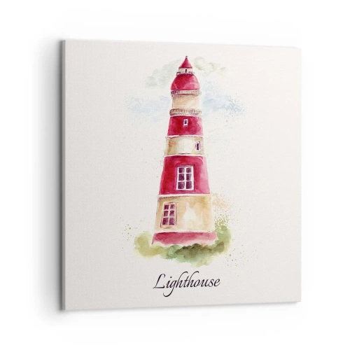 Quadro em tela - Sempre há clima - 50x50 cm