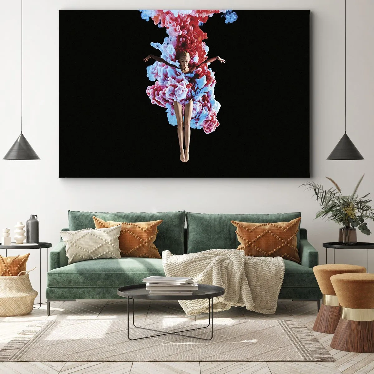 Quadro em tela - Em pleno florescimento - 120x80 cm