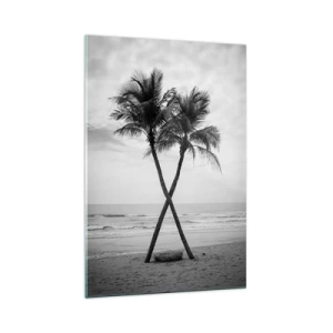 Quadro em vidro - Sentiu a presença - 70x100 cm