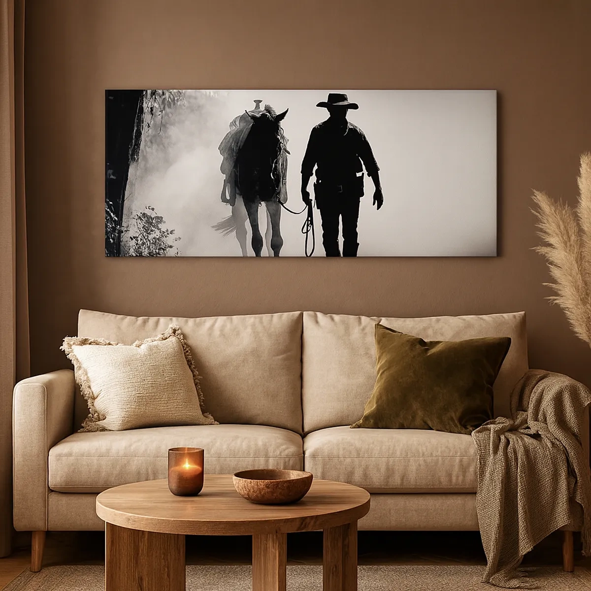 Quadro em tela - Manhã no Texas - 30x30 cm