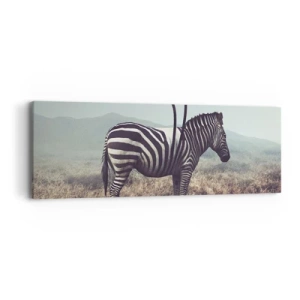 Quadro em tela - Atenção! Falha - 90x30 cm