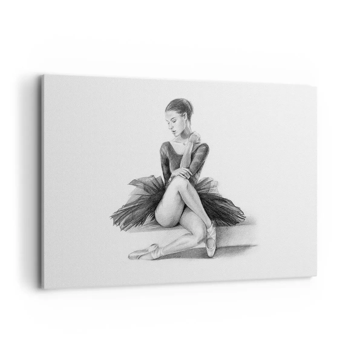 Quadro em tela - Encantada pela dança - 120x80 cm
