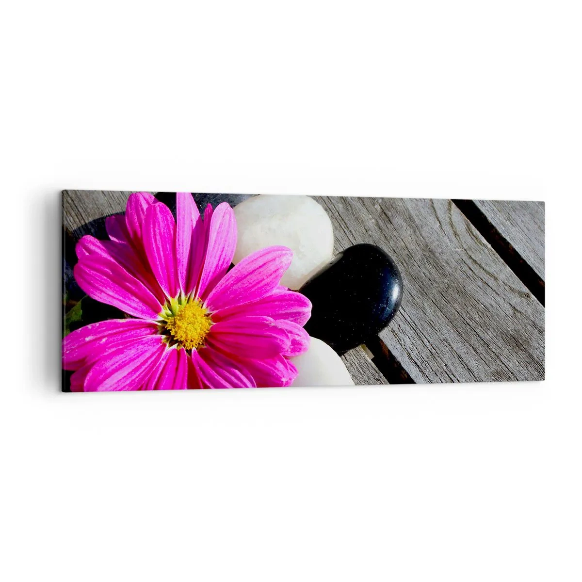 Quadro em tela - Descanso no cais - 140x50 cm