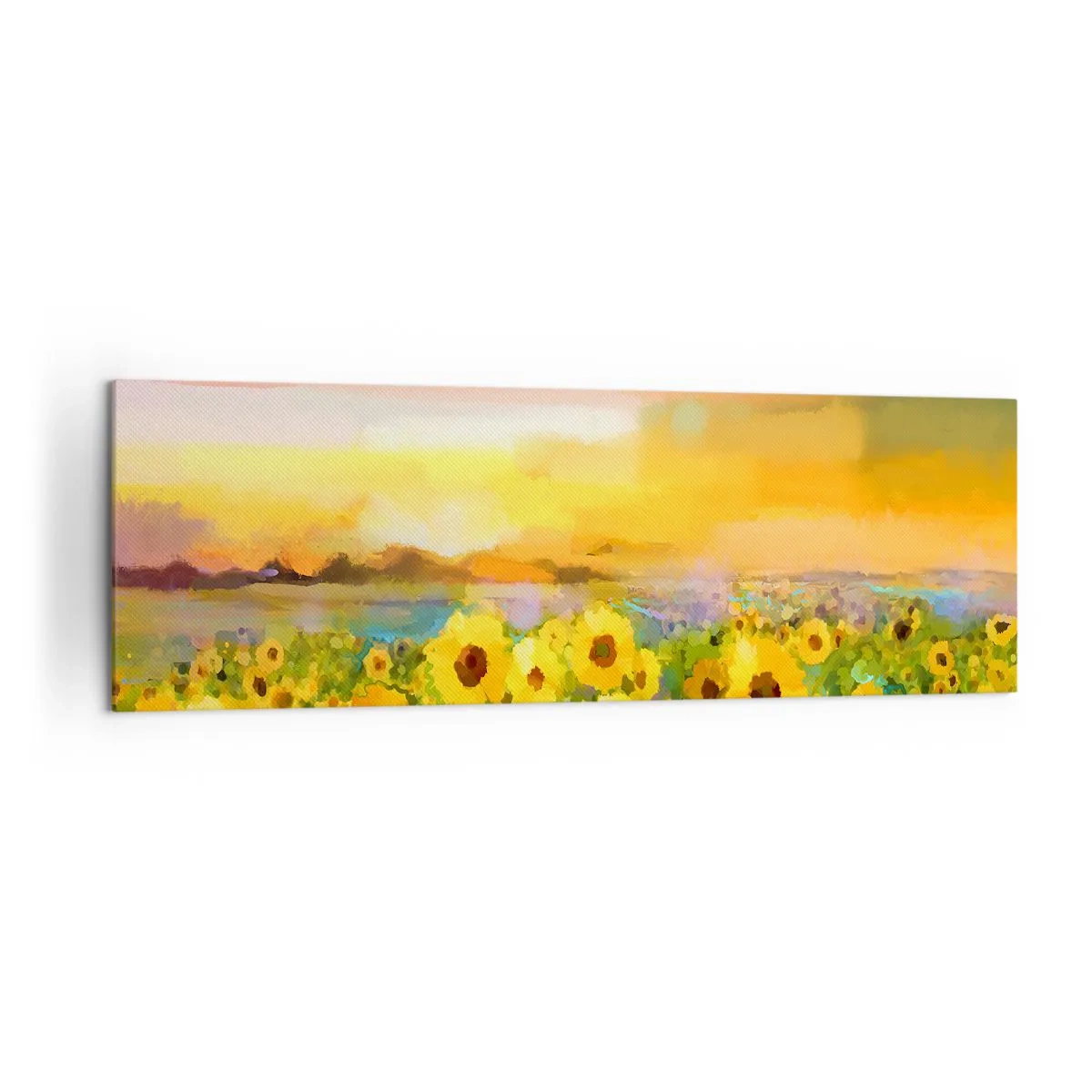Quadro em tela - O próprio sol desceu à terra - 160x50 cm