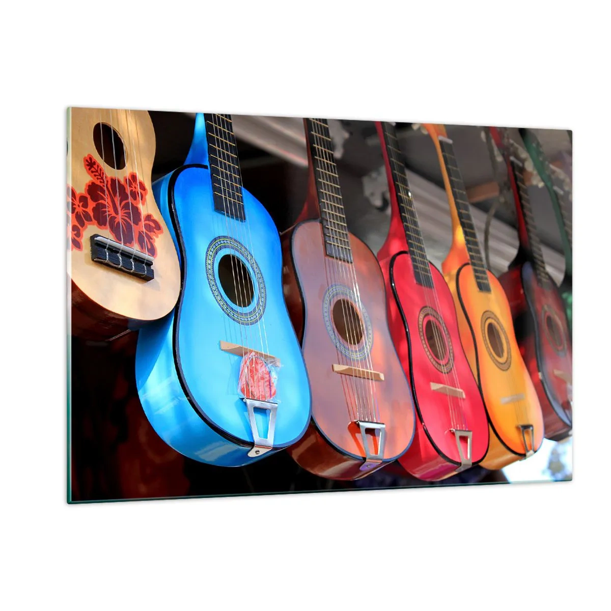 Quadro em vidro - Vibrações latinas - 120x80 cm