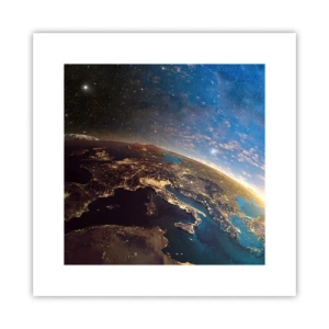 Pôster - Vamos olhar para nós mesmos à distância - 30x30 cm