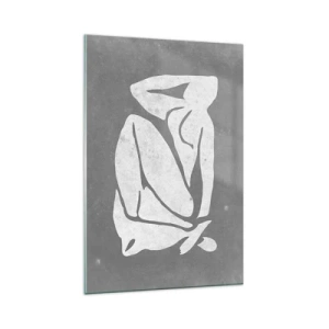 Quadro em vidro - Nos pensamentos - 80x120 cm