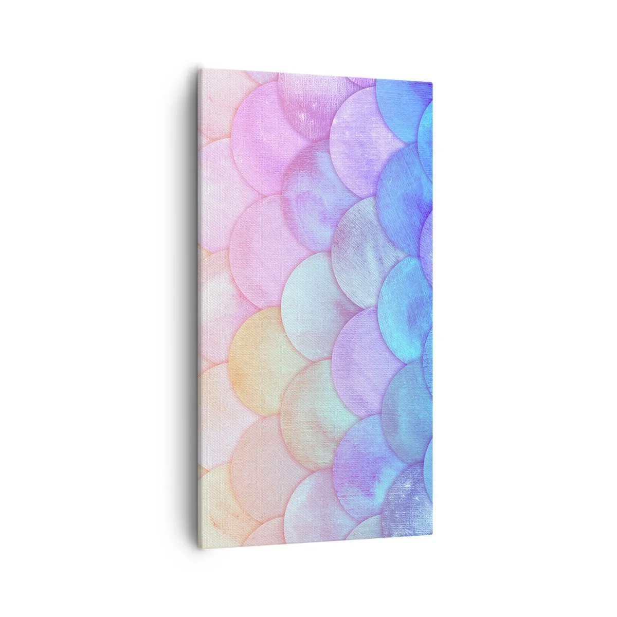 Quadro em tela - Escala de pérola - 55x100 cm