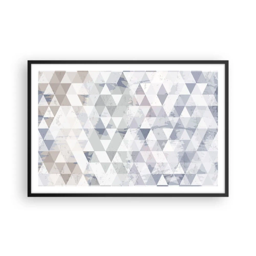 Pôster com moldura preta - Em ritmo para três - 91x61 cm