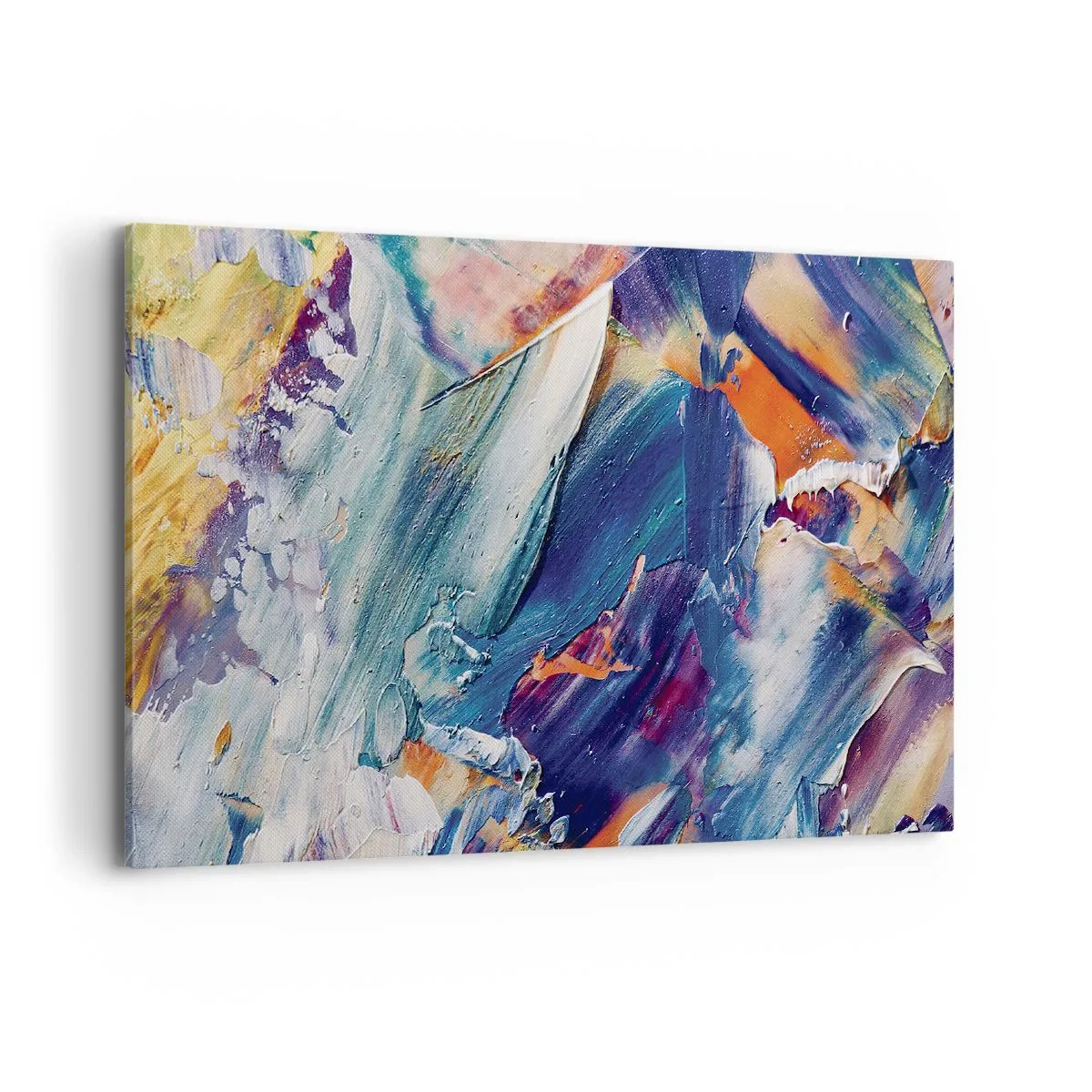 Quadro em tela - Confusão de cores - 100x70 cm