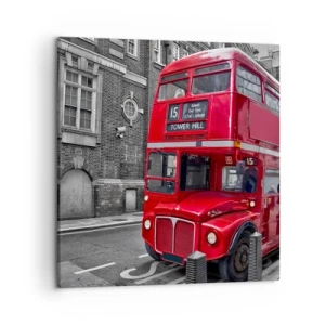 Quadro em tela - Sempre o mesmo - 50x50 cm