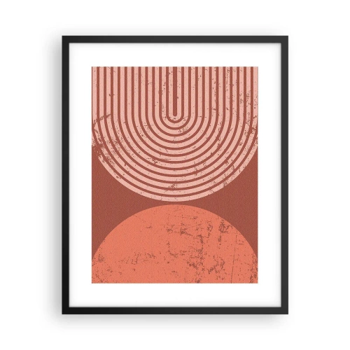 Pôster com moldura preta - Relacionamento próximo - 40x50 cm