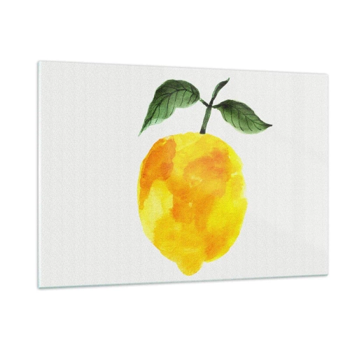 Quadro em vidro - Como saborear o sol - 120x80 cm