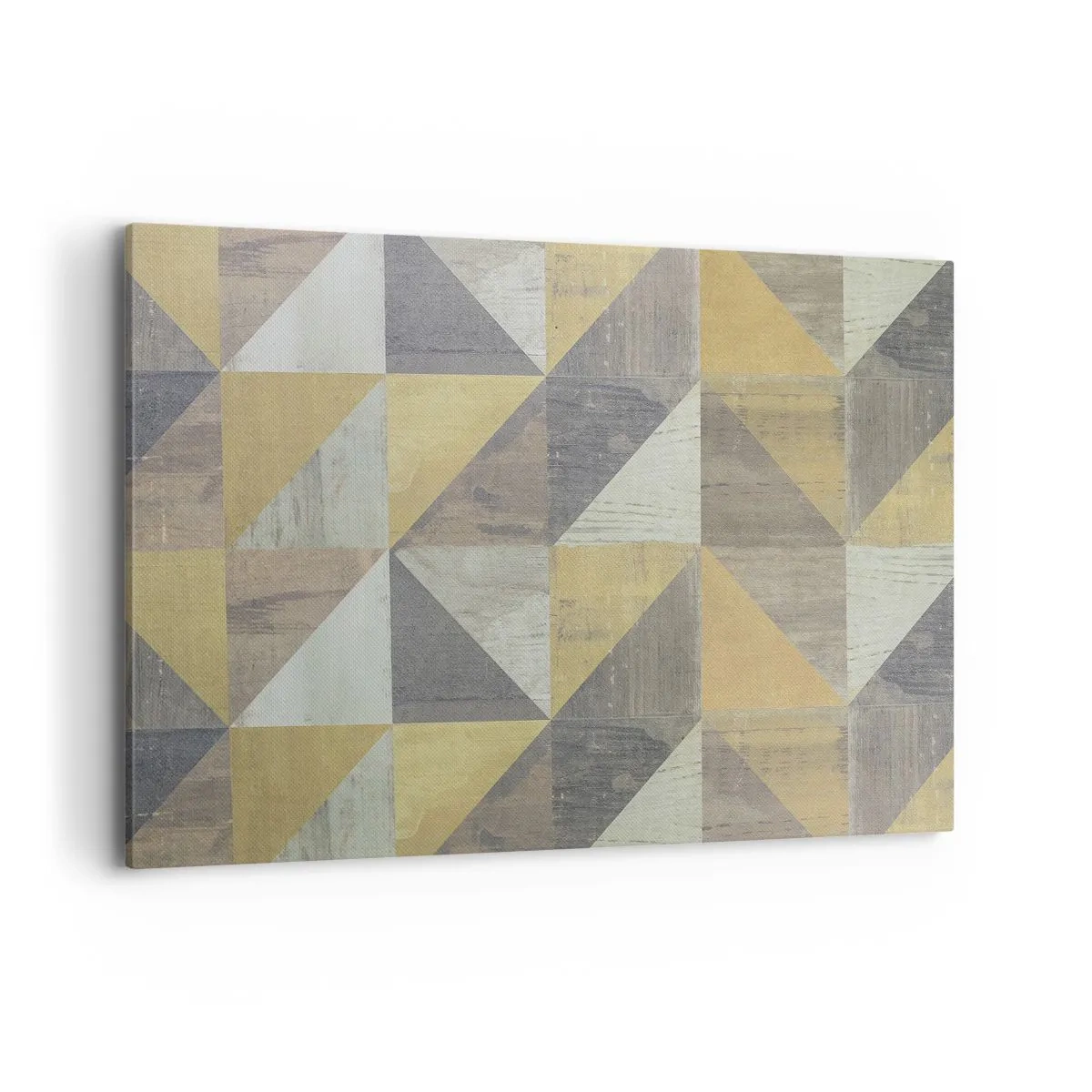 Quadro em tela - Em ângulo com um triângulo - 120x80 cm