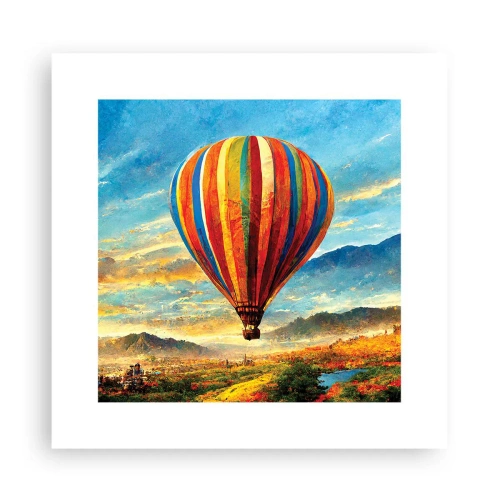 Pôster - Com silêncio enxergas mais - 30x30 cm