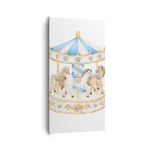 Quadro em tela - Doce infância - 65x120 cm