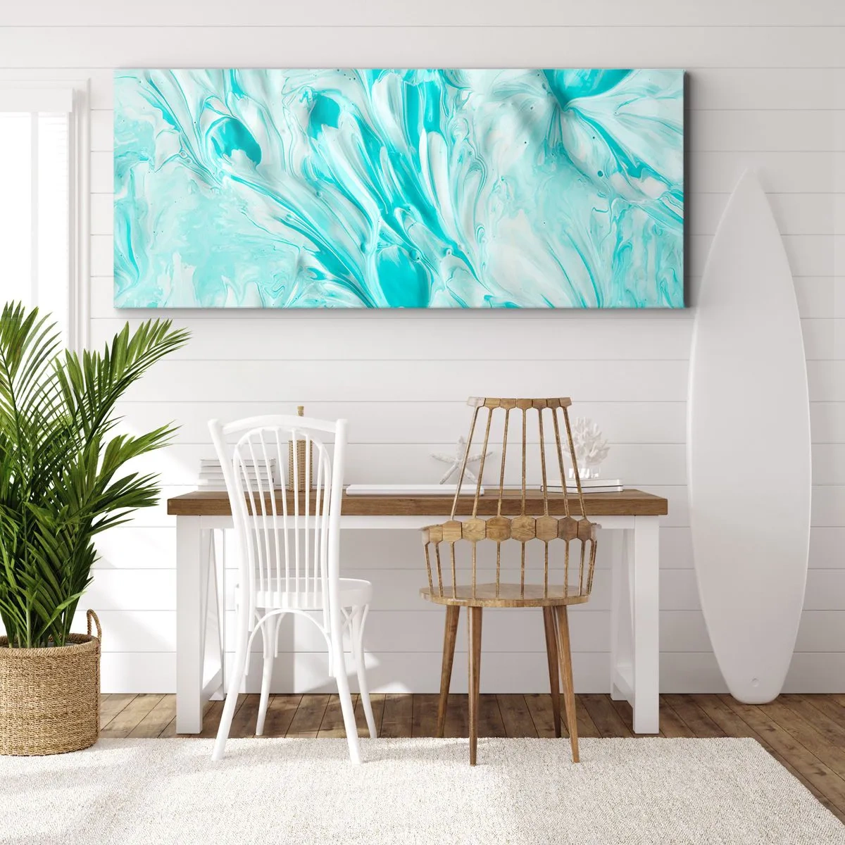 Quadro em tela - Juntos para sempre - 100x40 cm