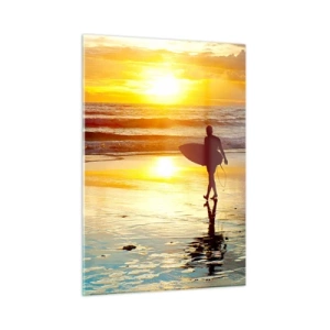 Quadro em vidro - O Retorno do Guerreiro - 50x70 cm
