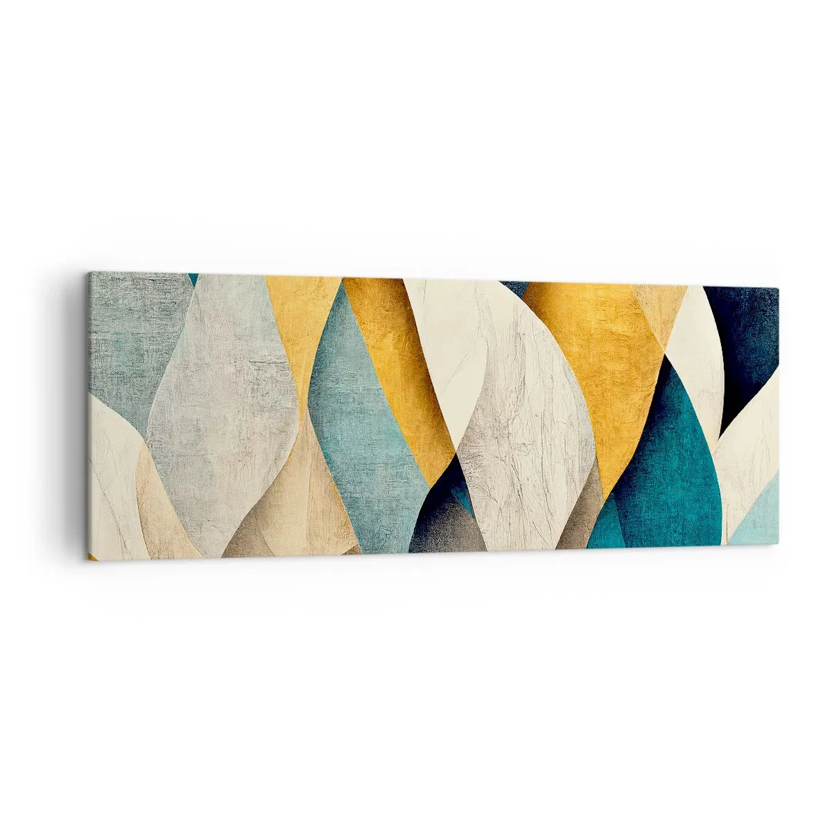 Quadro em tela - Ritmo e onda - 140x50 cm