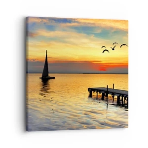 Quadro em tela - Regressos noturnos - 30x30 cm