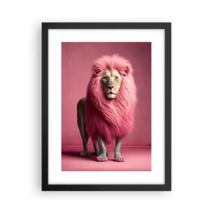 Pôster com moldura preta - Não tens mais medo - 30x40 cm