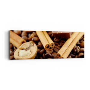 Quadro em tela - Concerto de aromas - 90x30 cm