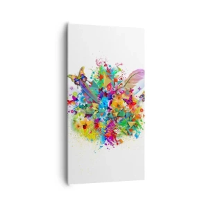 Quadro em tela - Um ramo de alegria - 65x120 cm