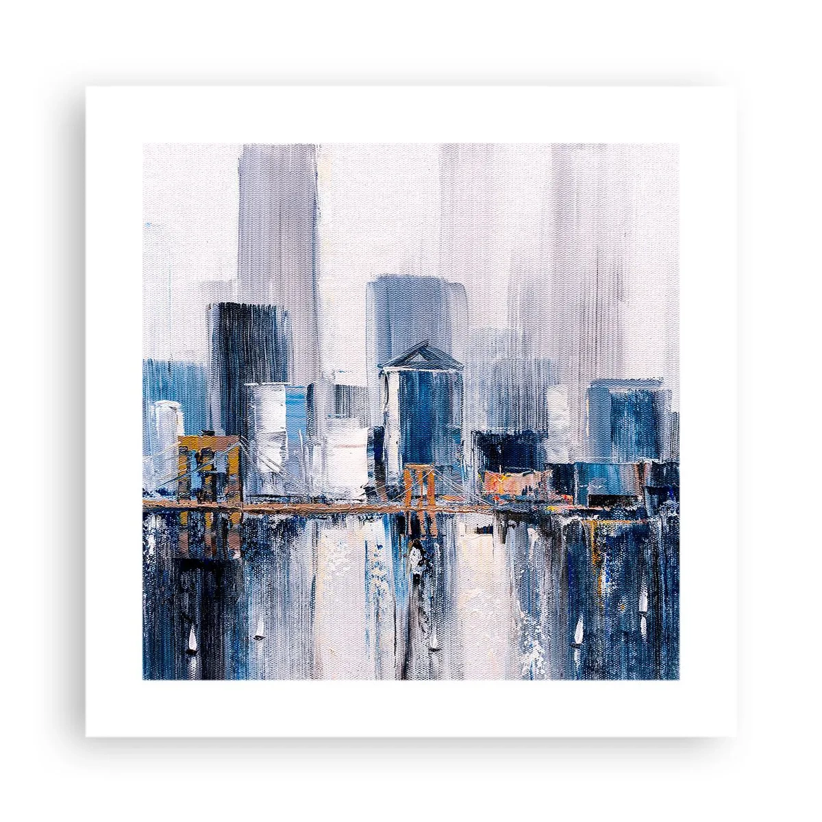 Pôster - Impressão de Nova York - 40x40 cm