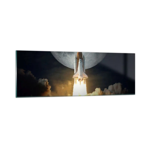 Quadro em vidro - O início de uma aventura sobrenatural - 90x30 cm